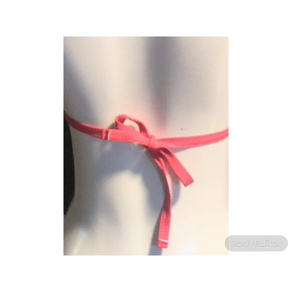 Red Striped Bikini With Bling XL - Picture 4 of 6